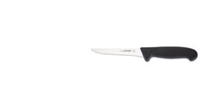Boning Knife, Giesser Straight,13cm – Black Handle (3105 13)