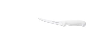 Boning Knife, 15cm Stiff Giesser- White Handle (2515 15w)