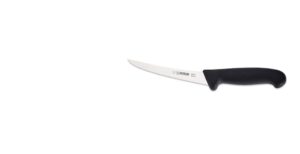 Boning Knife Stiff, 15cm, Giesser – Black Handle (2515 15)