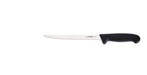 Giesser Fish Filleting Knife flexible Blade, 21cm – Black Handle (2285 21)