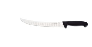 Breaking Knife, Scalloped Edge, 25cm – Giesser, Butcher, Primeline-Black Handle (12200wwl 25)