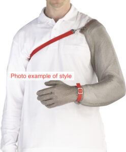 Shoulder Length Mesh Glove, Euroflex, Blue L (with TPU Harness)