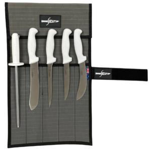 All Purpose knife package / white handle / 6pc