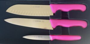 Chef’s knife set-Pink (9850 PI)