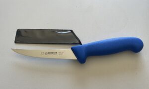 Boning knife Giesser blue handle 13cm 5″ (2515 13)